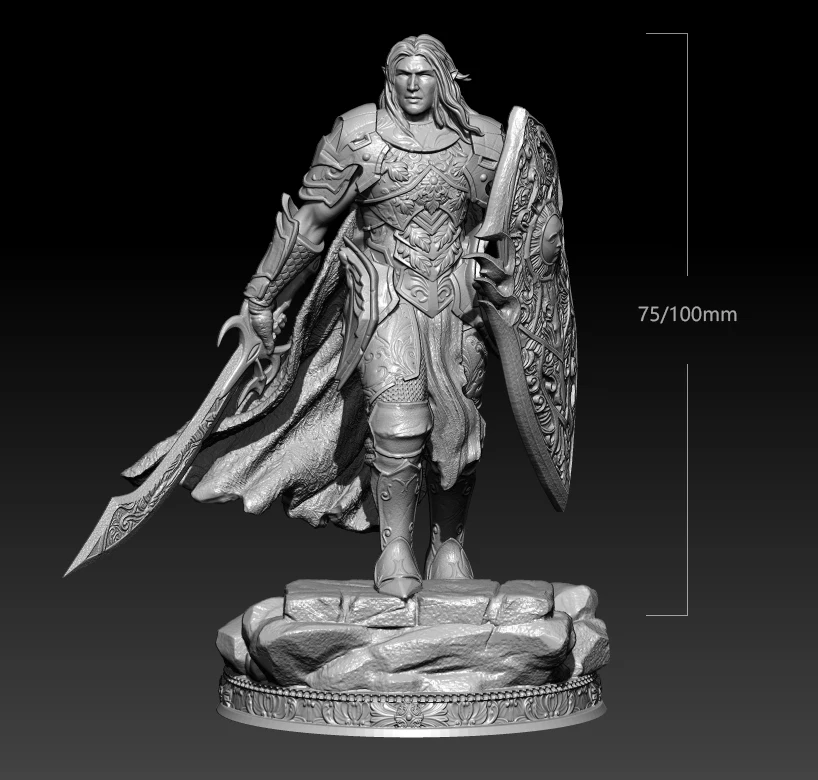 

1/24 75mm 1/18 100mm Resin Model Kits Roman Soldier Figure Sculpture Unpainted No Color RW-786