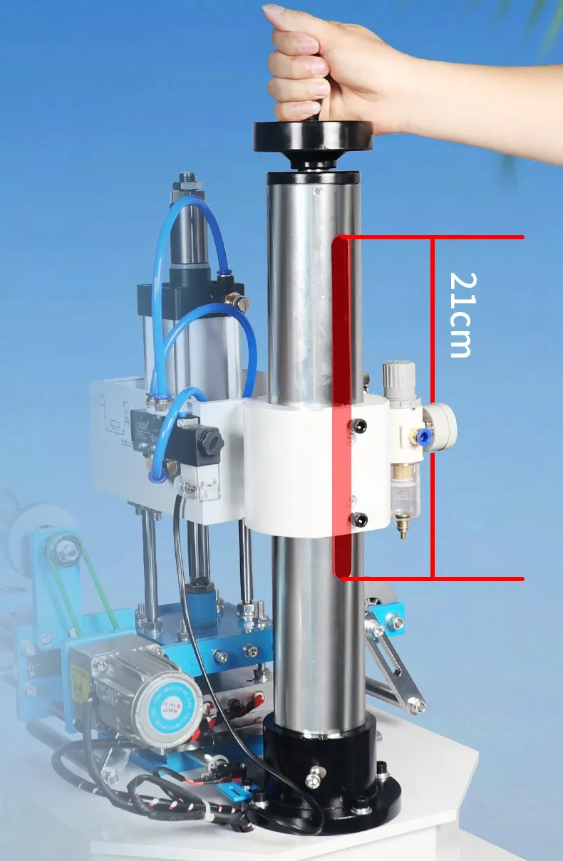 رائجة البيع آلة الختم الساخن الجلدية الهوائية 110*120 مللي متر آلات الصحافة الحرارة