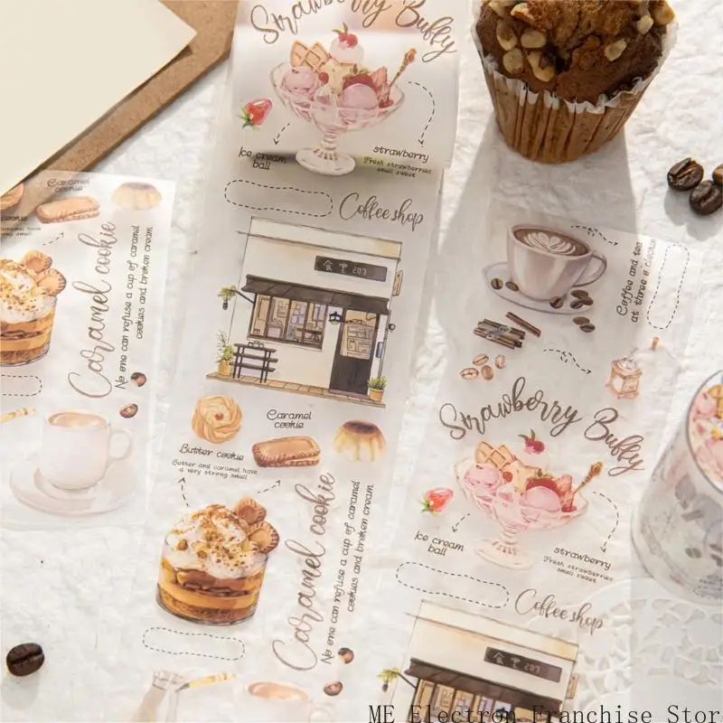 T5EA ScrapBooking Декоративная лента 6 ммх2м прозрачная домашняя лента для журнала ScrapBooking Journal