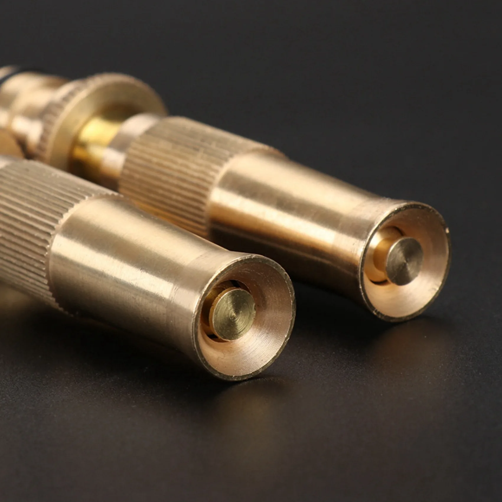 2X High Pressure Hose Nozzle Heavy Duty , Brass Water Hose Nozzles For Garden Hoses, Adjustable Function-AT64