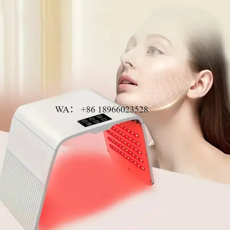 WMWMNU Professional 7-Colour Photon Mini Foldable Spectrometer ABS Fine Mist Spray for Acne Treatment Moisturising view 4