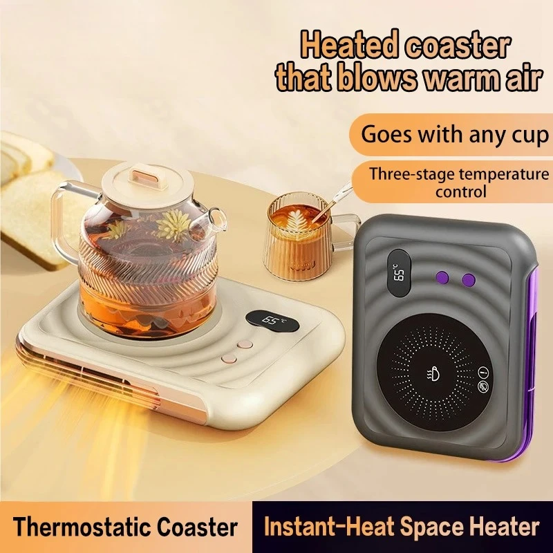 Multi-function Constant-Temperature Cup Warmer Three-Level Temperature Adjustment Beverage Heating Tray Baby Milk Warmer