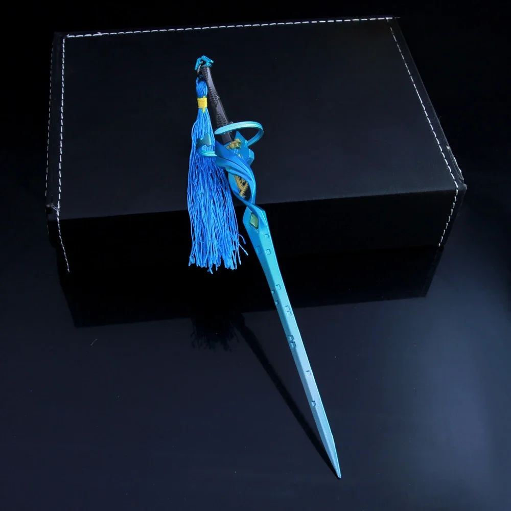 King of Glory Gaming Peripherals 22CM Li Bai Sword Keychain Pendant Weapon Prop Model Craft Decoration Cosplay Weapon Sword Toys