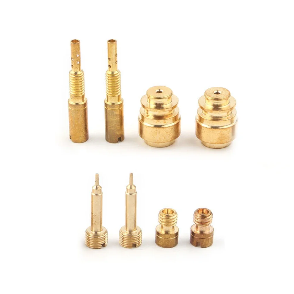 Repair Kits Carburetor 2 Sets Accessories Brass+Rubber Easy To Carry Gaskets Jets Light Weight Direct Replacement