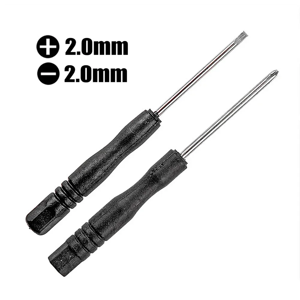 10Pcs 2mm Small Screwdriver Precision Slotted Cross Screwdrivers For Watch Eyeglasses Phone Repair Tool Multi-Function Hand Tool