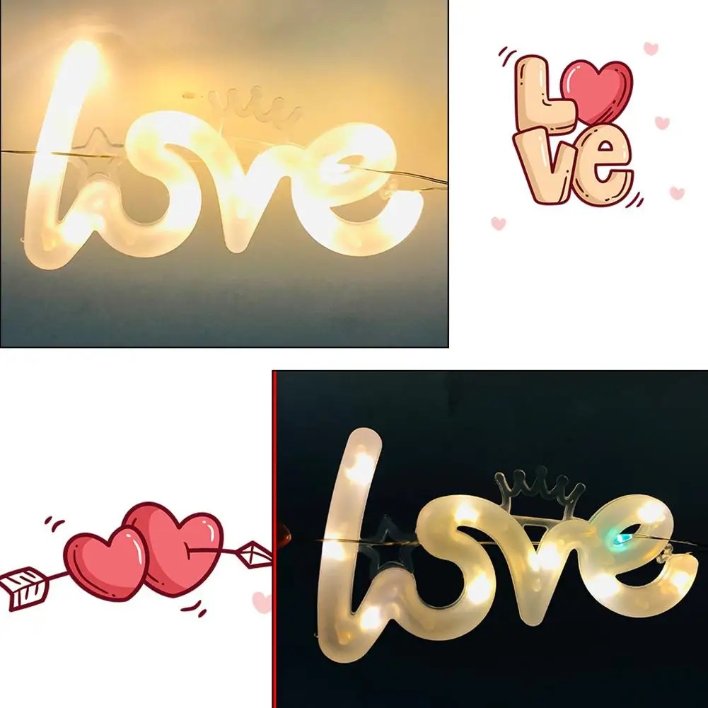 

Светодиодный светильник «Любовь» ко Дню святого Валентина — теплый декор «ЛЮБОВЬ» для романтического предложения, создания атмосферы в спальне/на свидании, подарок на годовщину