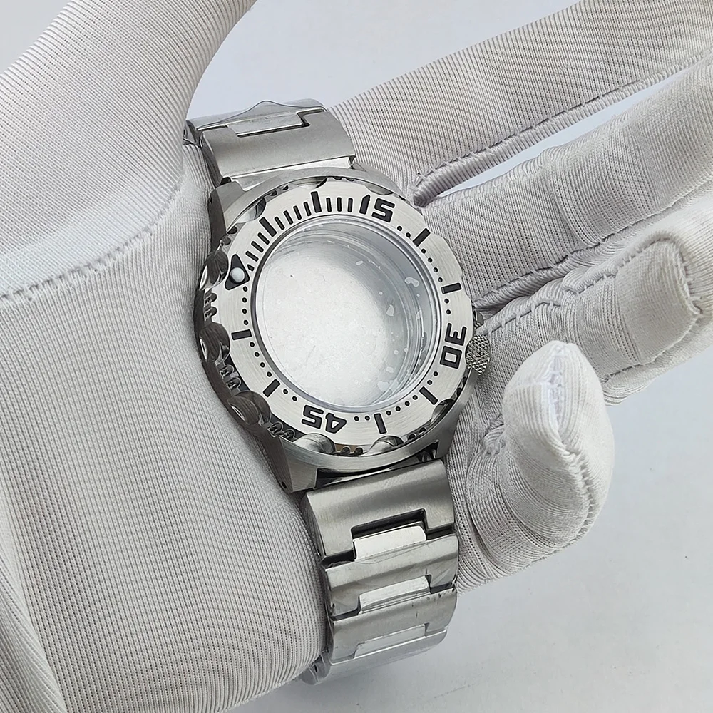 SKX ساعة حافظة تعديل الملحقات NH35 حافظة 42 مللي متر حافظة ساعة الوحش الياقوت حافظة من الفولاذ المقاوم للصدأ تناسب حركة NH35/36/34/70/72