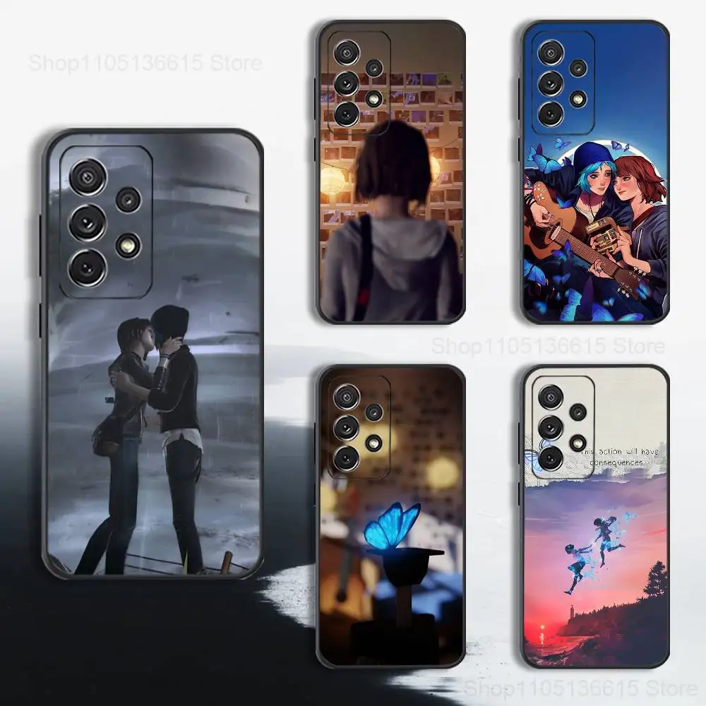 

Game L-LIFE Is S-Strange Phone Case For Samsung S25,S24,S23,S22,S21,S20,S10,S9,Ultra,Plus,Lite,FE,Soft Silicone Black Cover