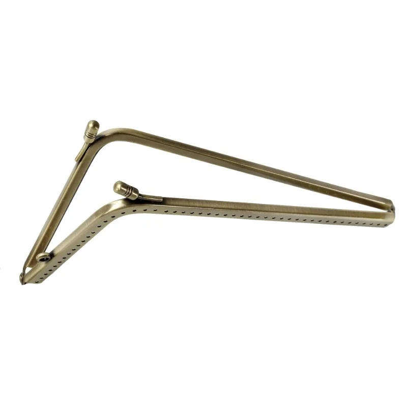 12cm-18cm Metal Purse Frame Handle for Clutch Bag Handbag Accessories Making Kiss Clasp Lock Antique Bronze Tone Hardware