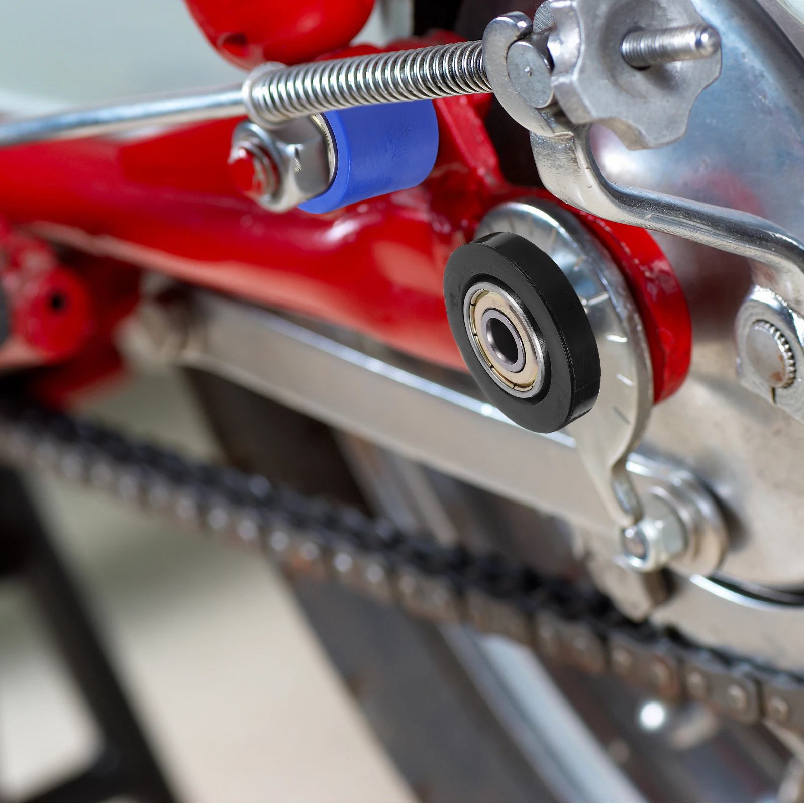 

Upgraded 8Mm Motorcycle Tensioner Roller Anti-Slip Chain Pulley Sprocket Guide For Atv Motorbike Steel Plastic Tensioners