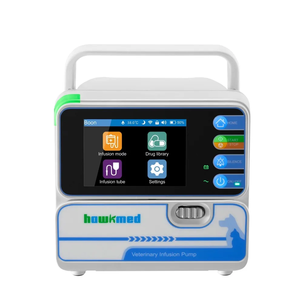 Ranlraka Veterinary Diagnosis & Injection Infusion Pump Stand with 5% Accuracy IP44 Waterproof Heating warming Drop Alarm