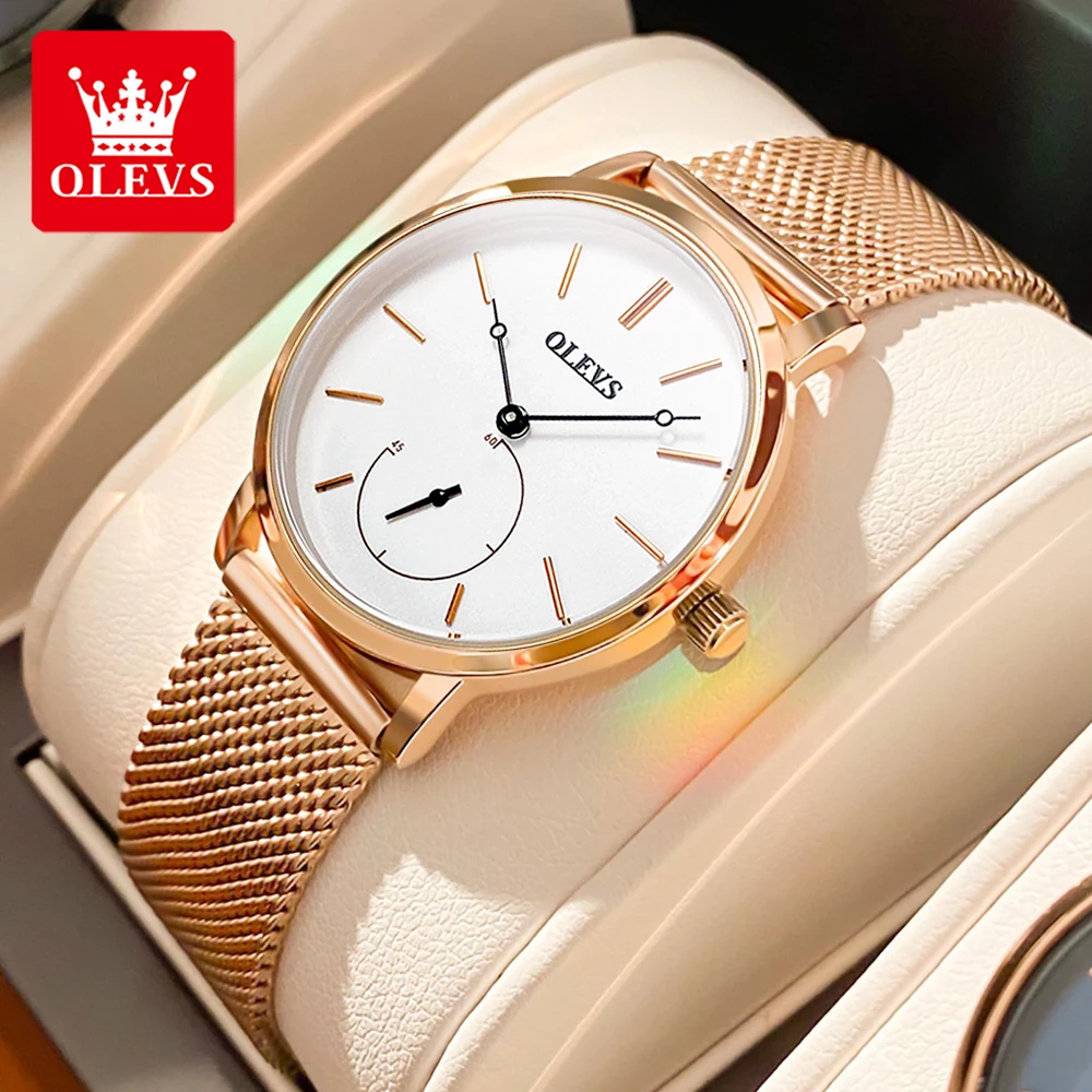 OLEVS Milanese Steel Band Quartz Women's Watch 5190