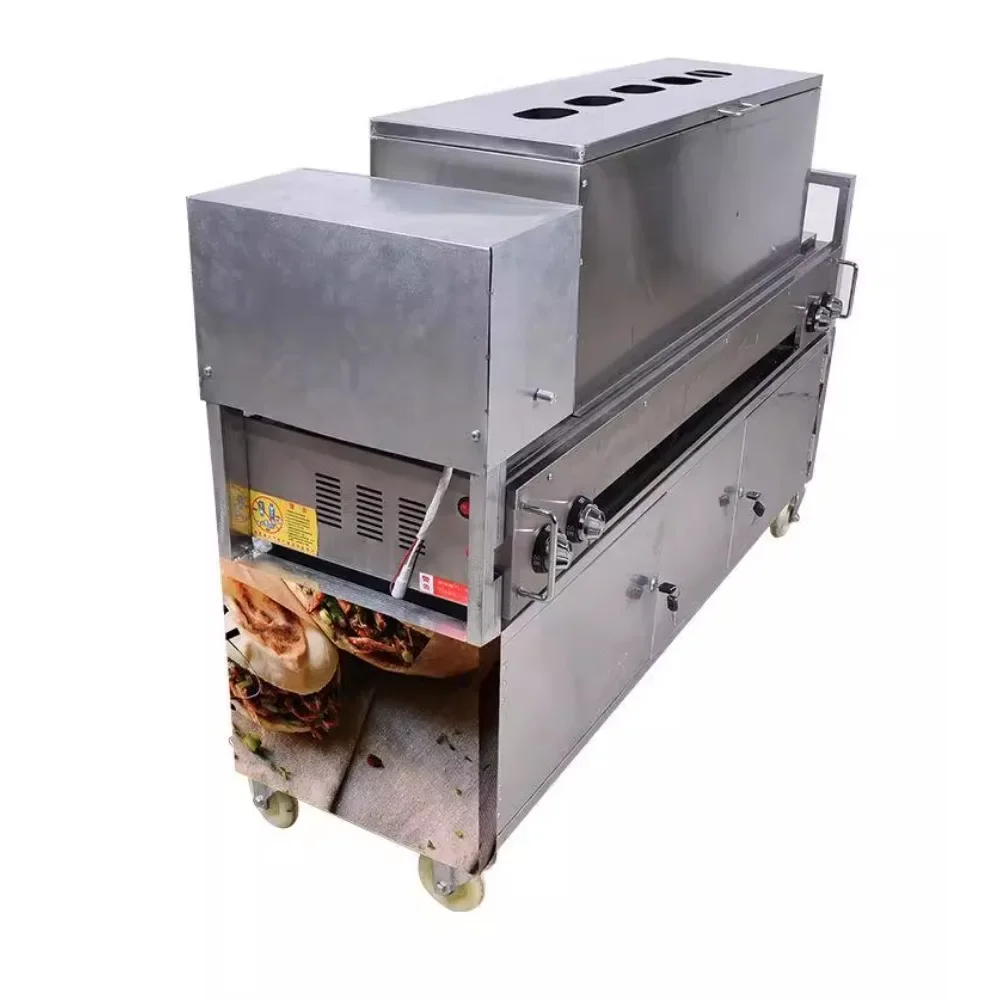 

New commercial gas automatic red cover pancake machine