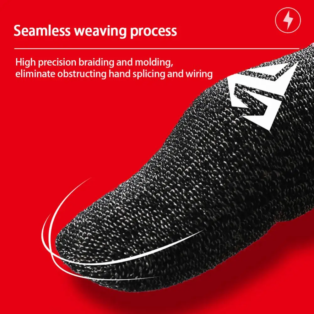 20 قطعة لعبة الهاتف المحمول قفازات الإصبع Sweatproof المضادة للانزلاق شاشة تعمل باللمس إصبع كم تنفس الألعاب غطاء الإصبع للاعبين