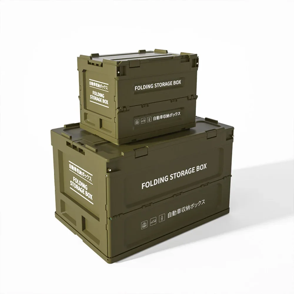 Outdoor Camping Storage Box, Multi-Purpose Crate, Folding Portable Storage Box, Pátio e Carro