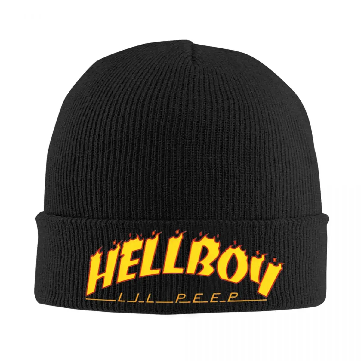 Hellboy Hat Autumn Winter Beanies Street Lil Peep Aesthetic Caps Female Male Acrylic Bonnet