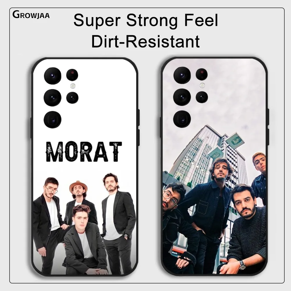

M-MoraT B-Band Phone Case For Samsung Galaxy S25 S24 S22 S23 Ultra S21 S20 Plus 5G Protective Silicone Funda