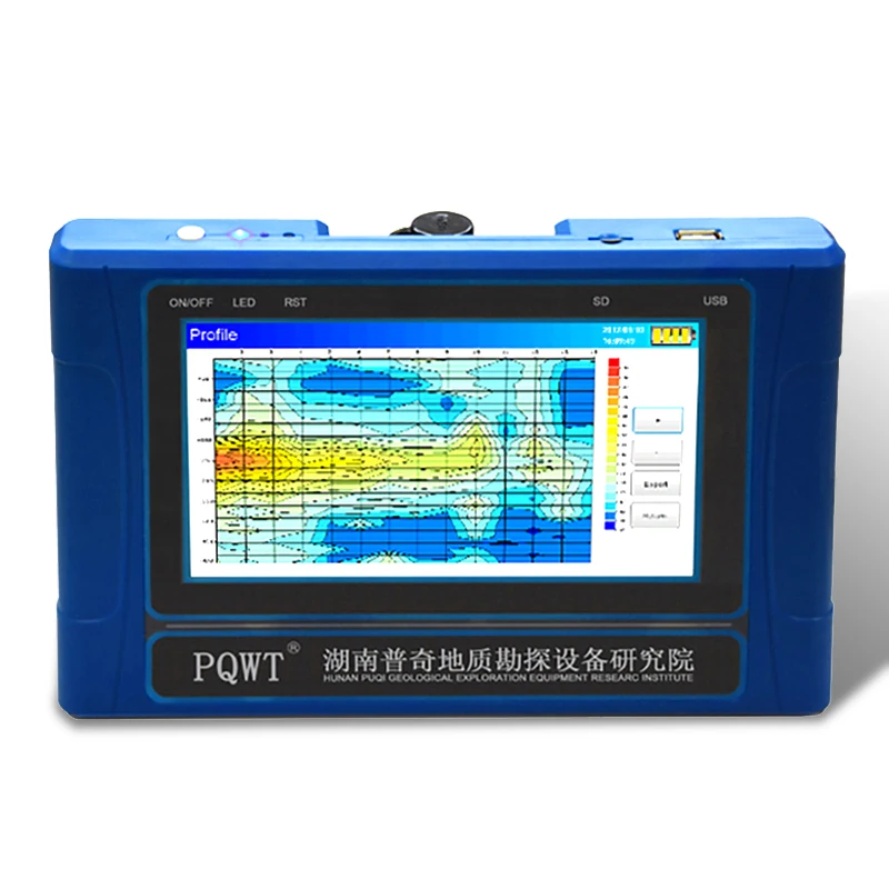 PQWT TC100-500 Deep ground water detection machine borehole well water detector underground finder 100-500m