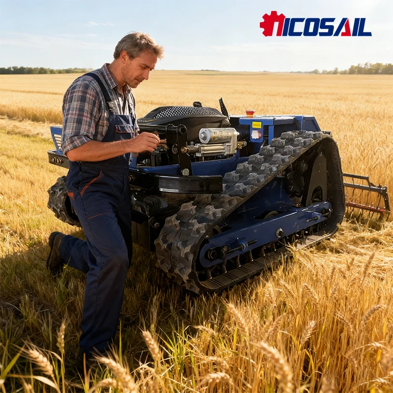 

Customized lawn mower mini machine with snow plow and various accessories for sale