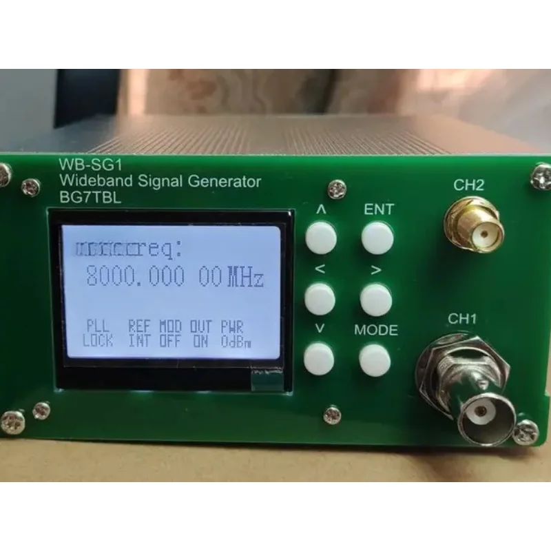 By BG7TBL WB-SG1 1Hz-8GHz Broadband Source Signal Generator Band On-Off Modulation