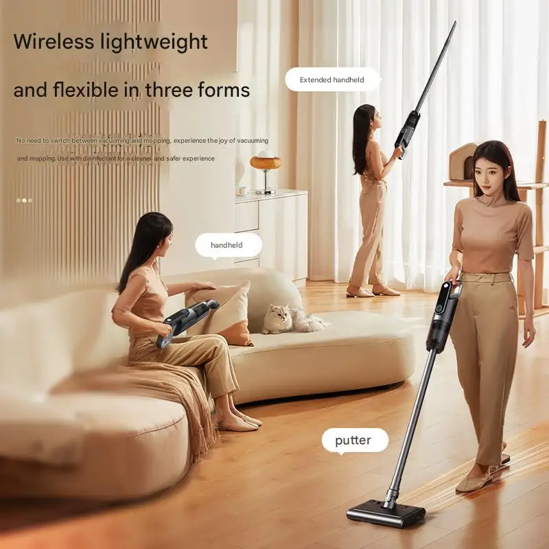 مكنسة كهربائية لاسلكية بقوة 14,000 باسكال، مكنسة كهربائية محمولة متعددة الوظائف قابلة لإعادة الشحن للاستخدامات والسيناريوهات المختلفة