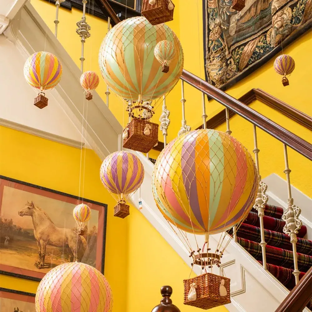 Hot Air balloon Model Decorative Charm Gift Charm Children's Room Decoration Gift Pendant Large Size Model