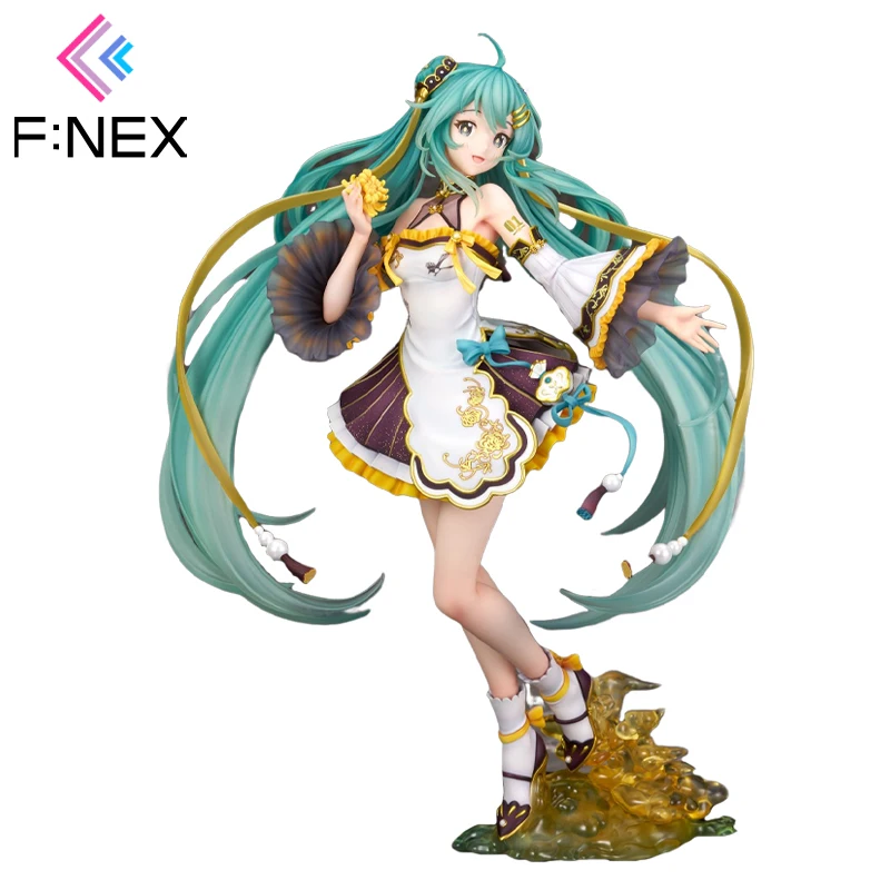 

Original FuRyu F:NEX Hatsune Miku Mid-Autumn Night Genuine Anime Figure PVC Collectible Model Ornament Statuette Dolls Gifts
