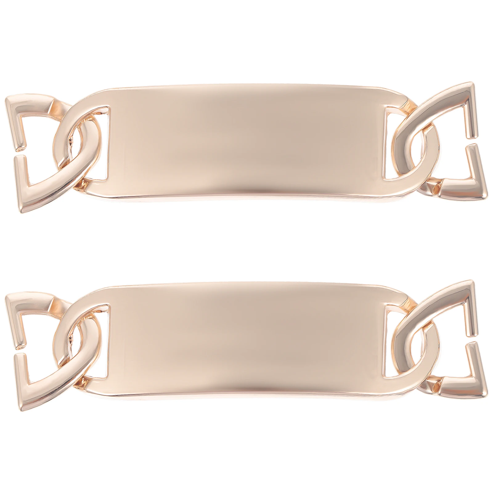 

2pcs Alloy D-shaped Ring Chain for Sneakers Box Packaging Shoelace Girdle Accessories Decoration Shoe Buckles Stylish Compact