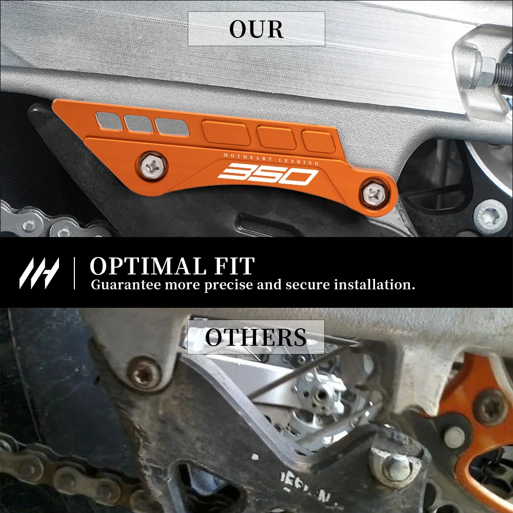 Rear Swingarm Impact Guard Cover For 350 EXC-F 2012-2023 Swingarm Chain Guide Protector Bolt-on Motorcycle Accessories