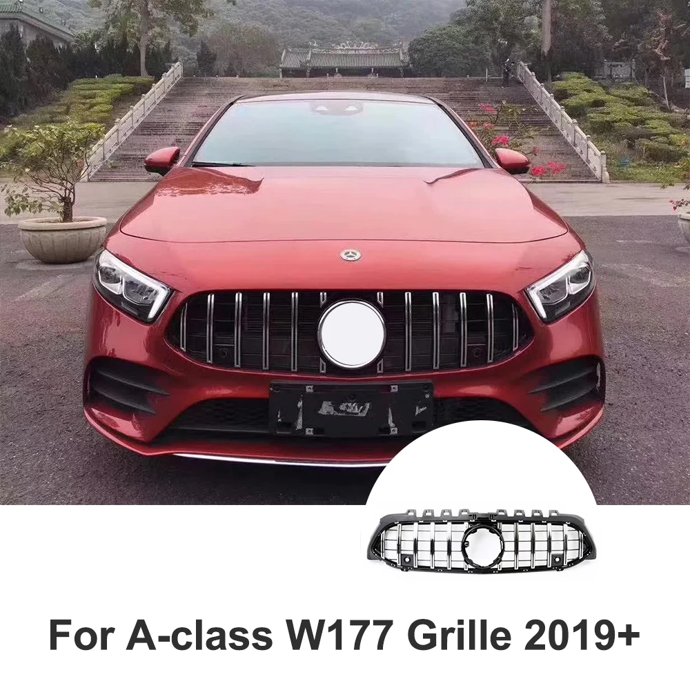 

2019+ A Class W177 GT Grill Front Bumper Racing Grille For A Class Sedan W177 Panamerica Grid A250 A200 A35 Grille