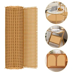 DIY Plastic Rattan Webbing For Rattan Projects 40/45/Cm Braided Open Hole Rattan Roll Furniture Decoration Repair Tools Hot Sale