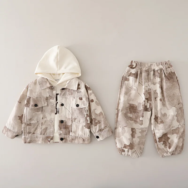 New Autumn Baby Clothes Suit Children Boys Jacket Hoodies Pants 3Pcs/Sets Infant Girls Clothing Toddler Costume Kids Tracksuits 3
