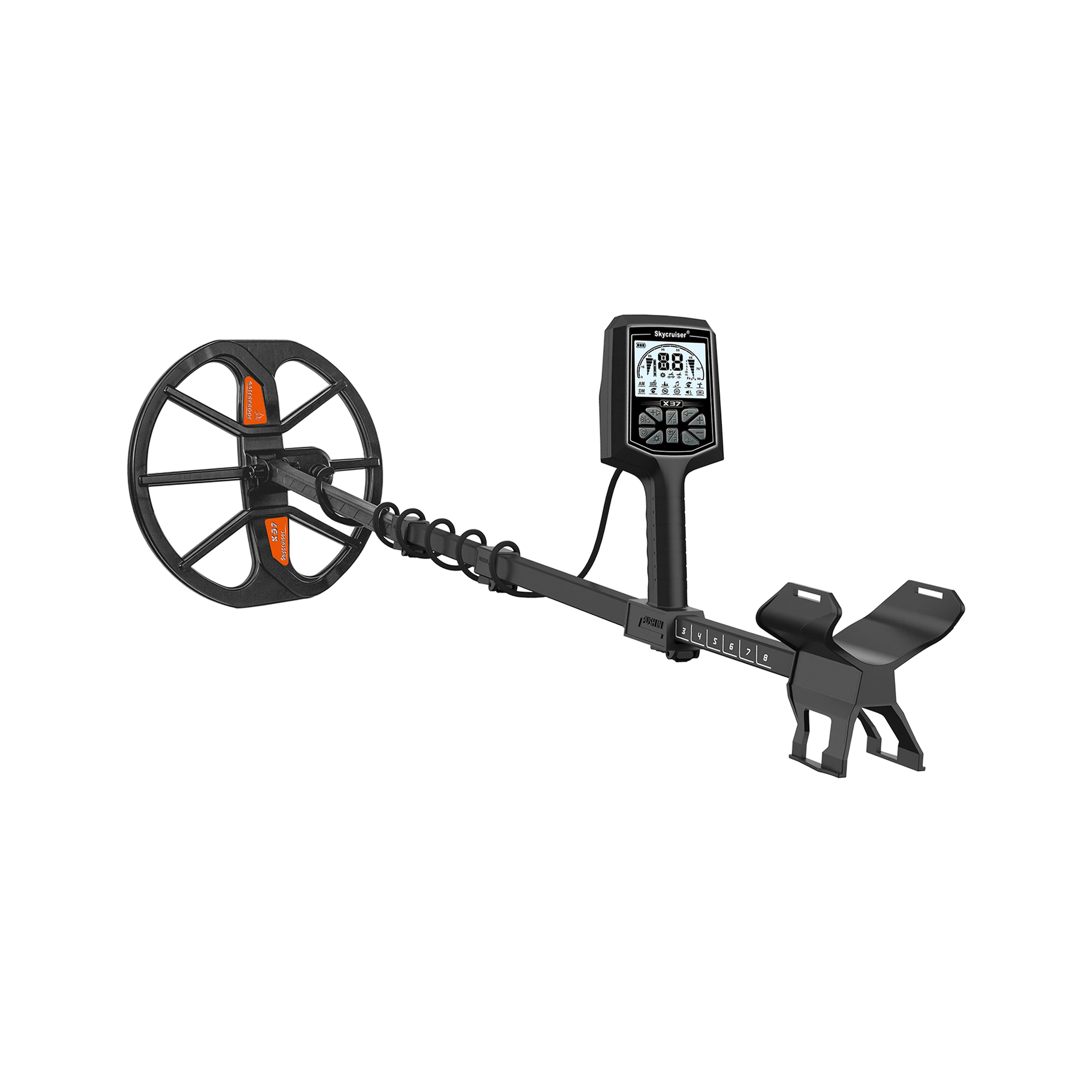 New Long range 5 meters deep metal detector X37 PRO underground gold detector 4.5kg