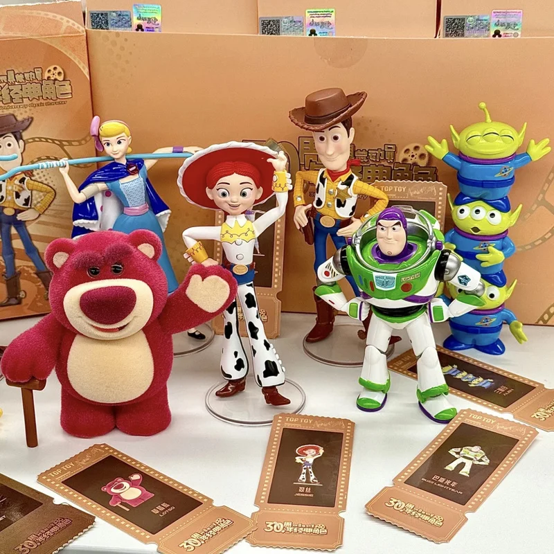 

Новая глухая коробка «История игрушек», классический персонаж-сюрприз, слепая коробка, модный игровой орнамент, ручная работа, подарок для ванны Лайтера