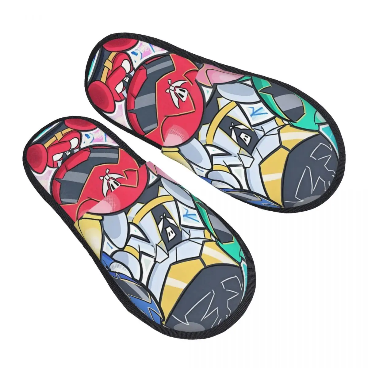 

Custom S-Supers S-Sentais Comic Cute House Slippers Women Cozy Memory Foam Slip On Hotel Slipper Shoes