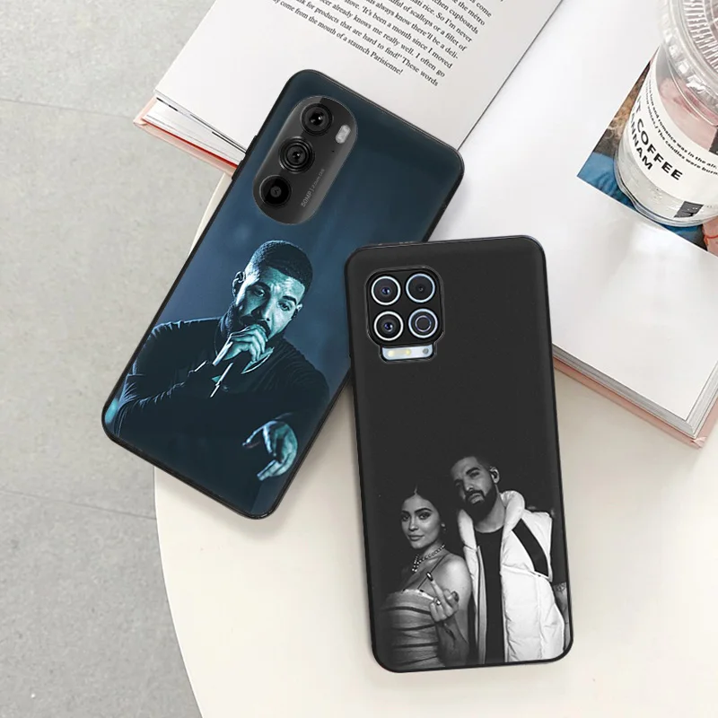 Matte Phone Cases for Motorola Moto G31 G50 G30 G51 G60 G71 G22 G32 G52 G72 G53 G73 G9 Plus Power 5G Drake Black Soft Cover