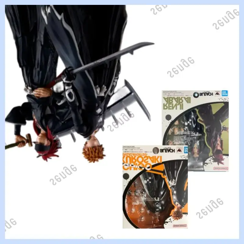 

Оригинальная подвижная фигурка Bandai S.H.Figuarts BLEACH: Куросаки Ичиго (Тенсу Зангецу), Абарай Ренджи (Шебимару)