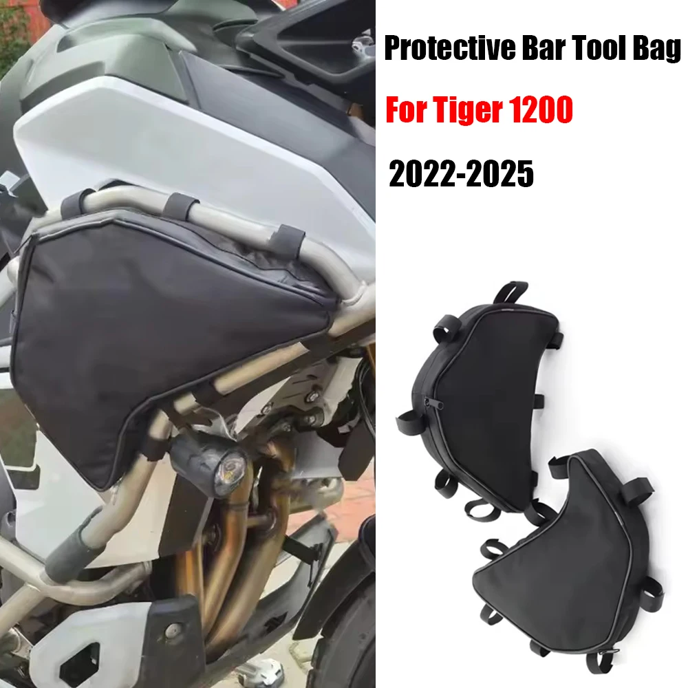 

Оригинальная сумка для инструментов для ремонта бампера Tiger 1200, водонепроницаемая сумка для аксессуаров на защитную раму Tiger 1200 2022-2025