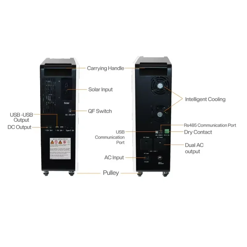 All in One Solar Power System 1000watt 1500watt 2000watt 3000watt 5000watt Solar Generator Portable Power Station