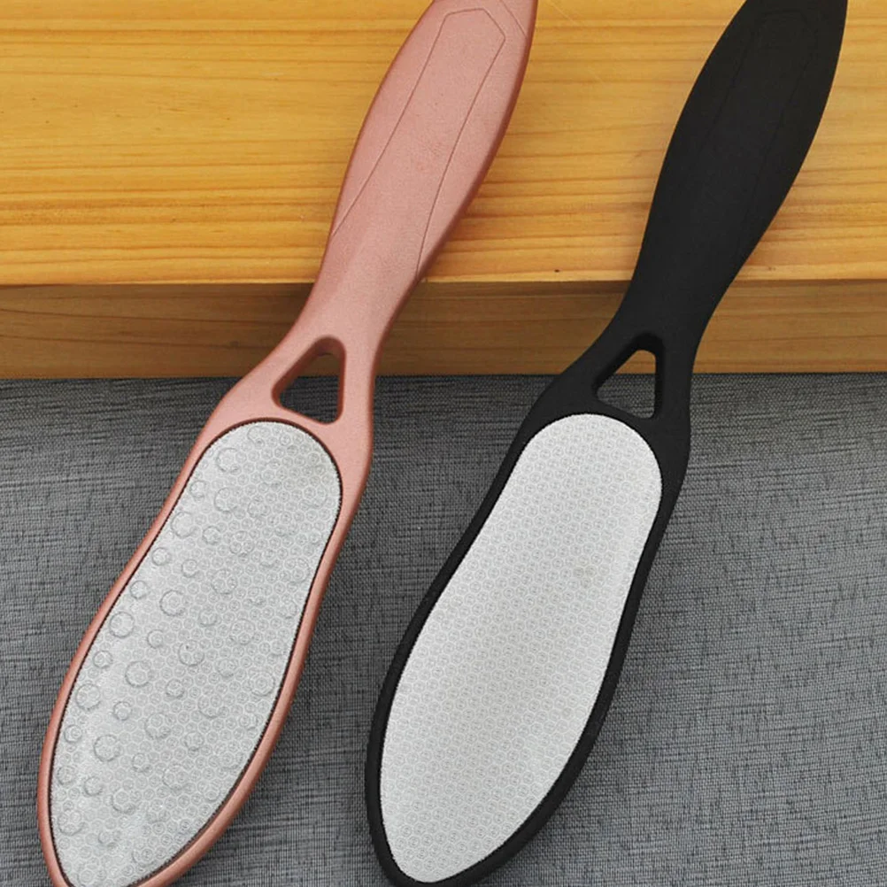 

Double-Sided Stainless Steel Pedicure Tool Pink Foot File for Exfoliating Callus Remover Dead Skin Care Skin