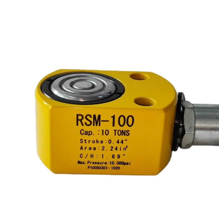 Hot selling various models RSM-100 stroke 12mm 10T RSM-Series Single-acting Ultra Thin Hydraulic Cylinders enerpac same