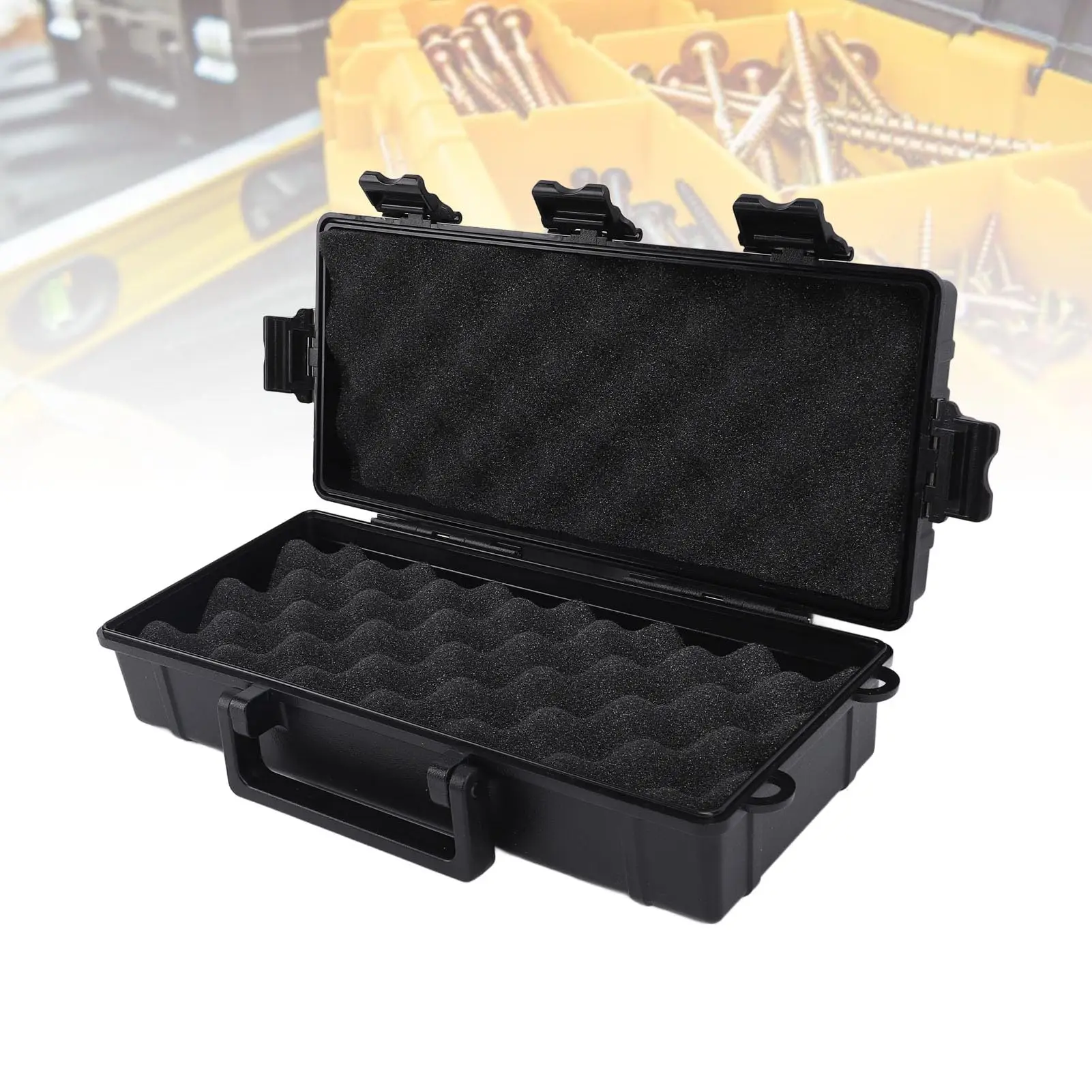 Magnetic Key Holder Under Car Waterproof Magnetic Stash Box for GPS Tracker Hide a Key Tracker Holder Magnetic Key Box Concealed