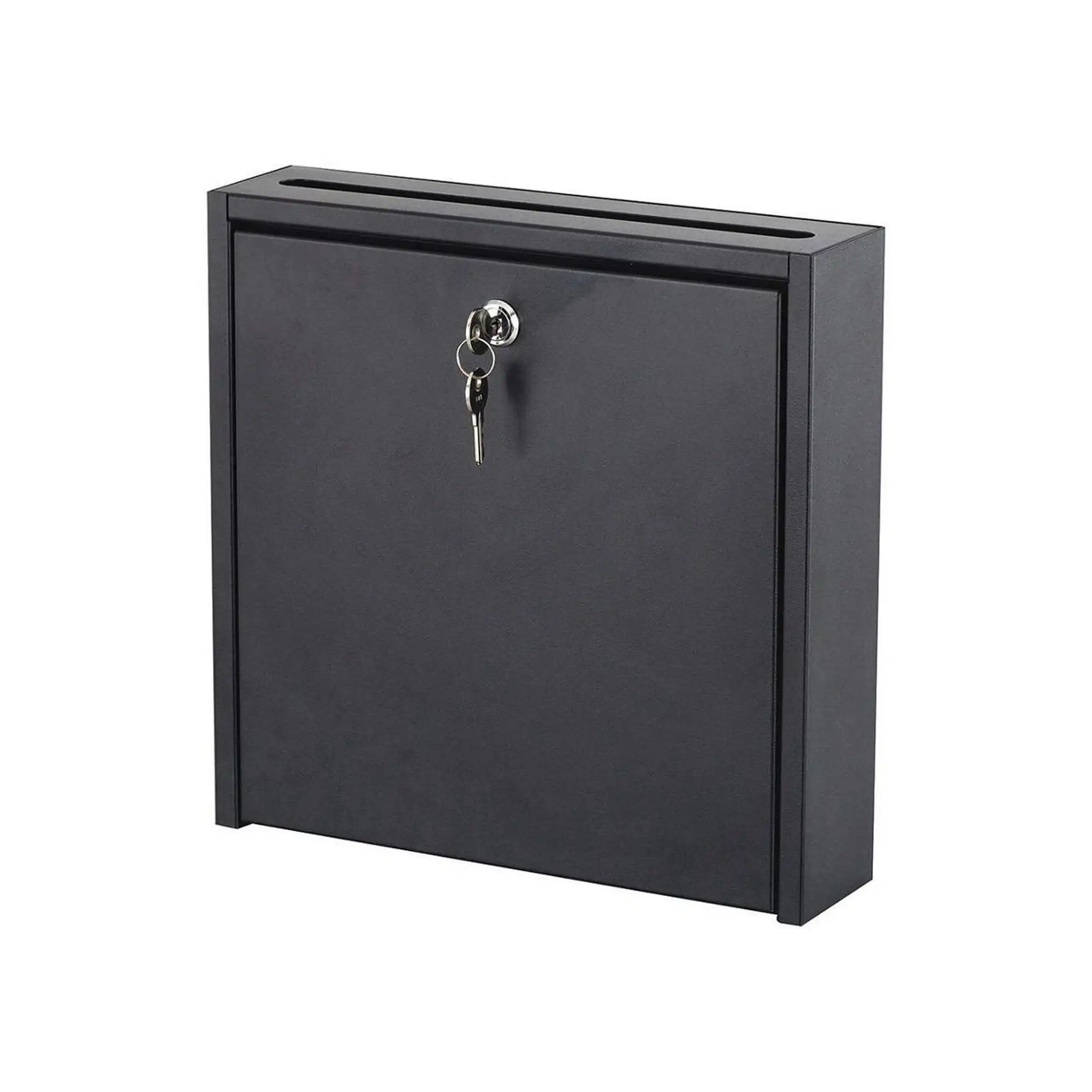 

SAFCO Products 4258BL 12 x 12 x 3 дюйма. Настенный интерфисный почтовый ящик, черный