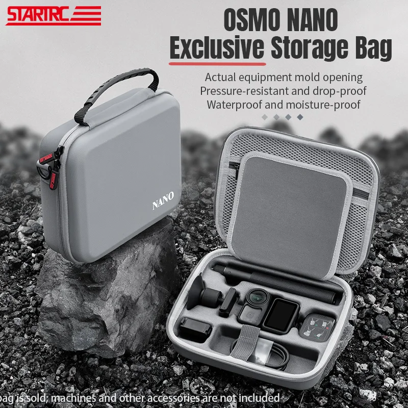 Suitable for DJI OSMO NANO Action Camera Accessories Storage Bag Multi-Functional Protective Bag Travel Carrying Case