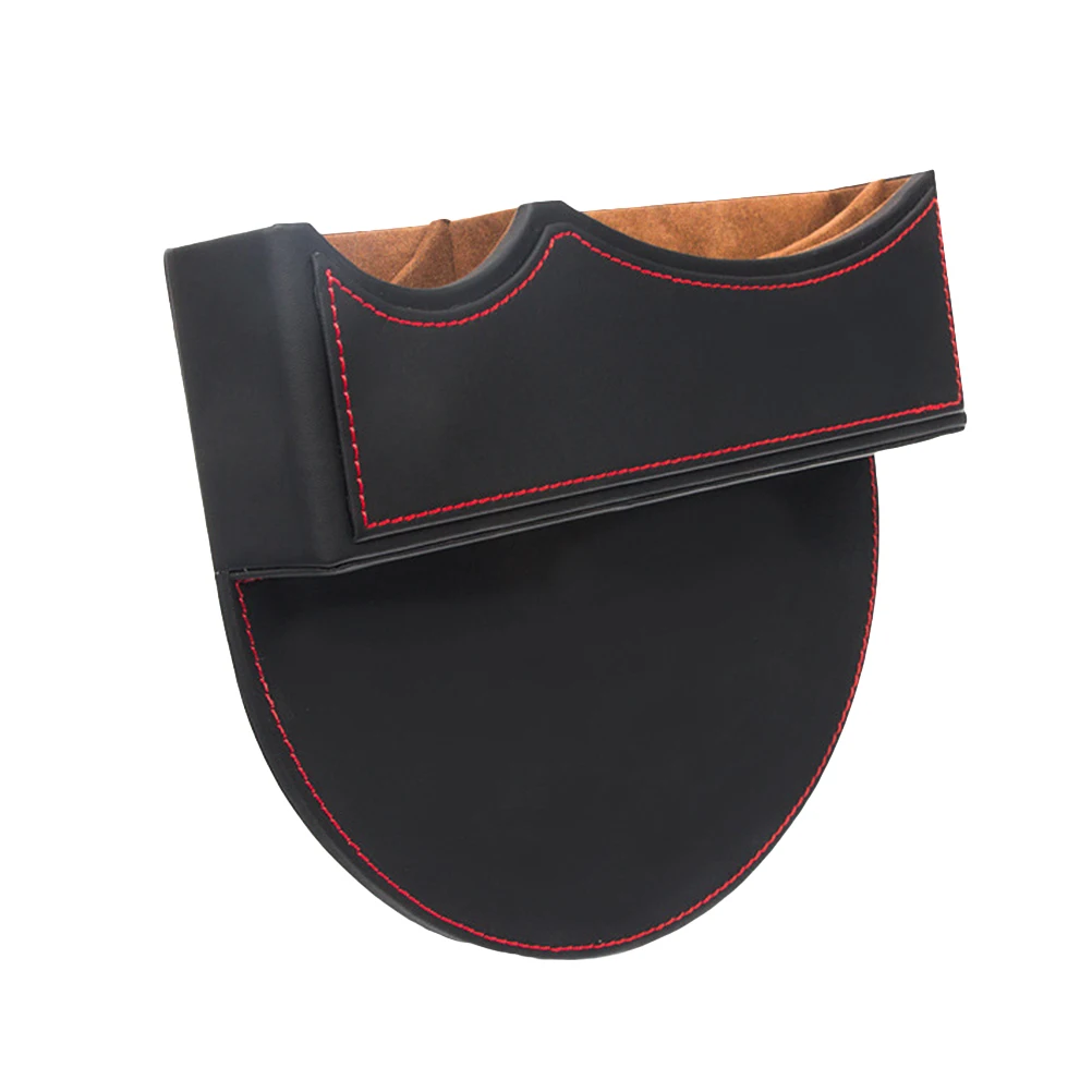 

1pc Car Gap Storage Box Multifunctional Seat Organizer For Phone Wallet Keys Coins Black Space Saving Tidy Car Interior