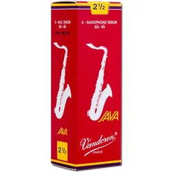 Vandoren-Filed JAVA Bb Tenor Sax Red Box Reeds,size 2.0,2.5,3.0[5 reeds/box]