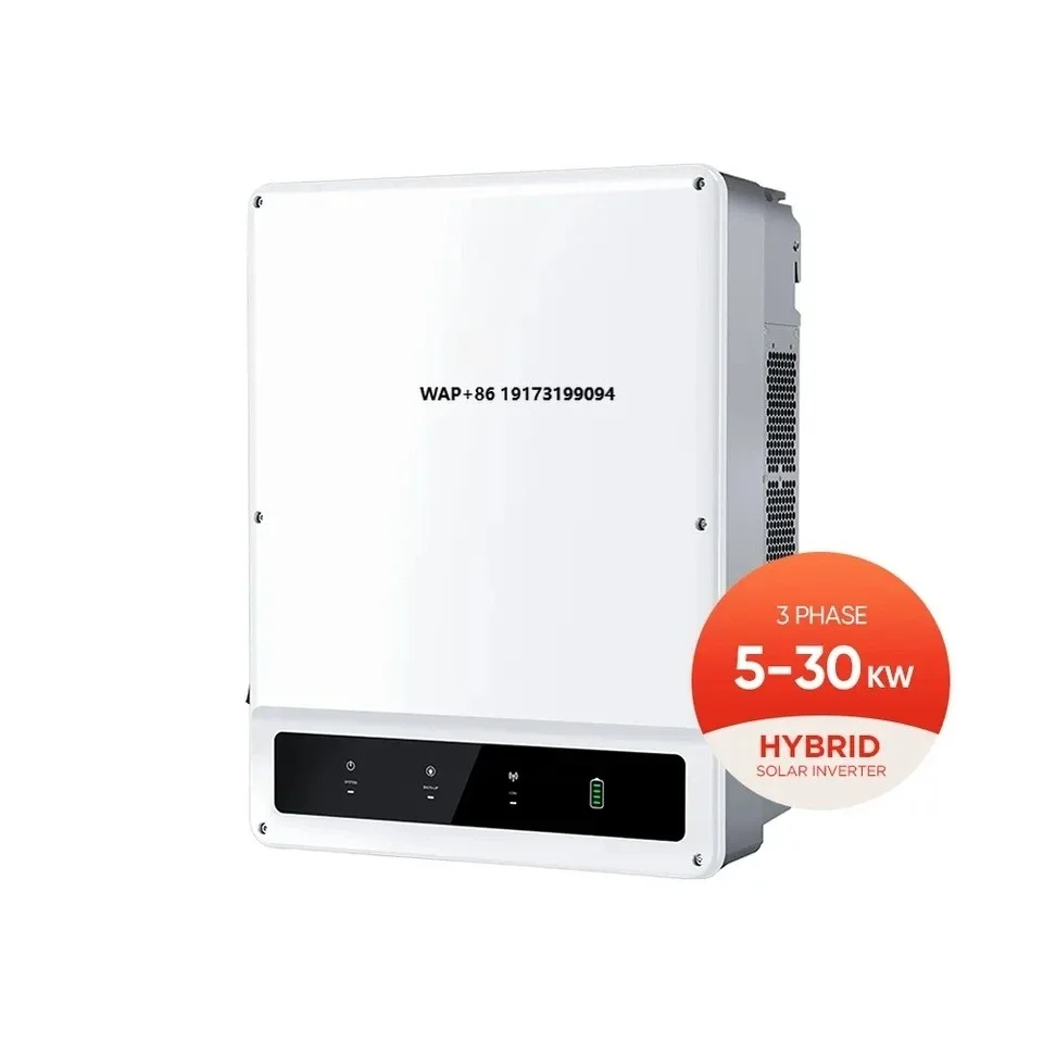 ET Series GW15K-ET GW20K-ET GW25K-ET GW30K-ET DC to AC 3 Phase 15kw 20kw 25kw 30kw Hybrid Solar Inverter