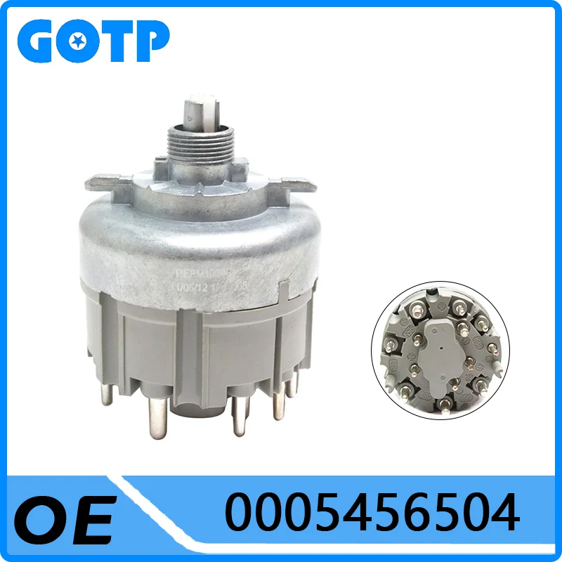 GOTP Headlight Switch #0005456504 For Mercedes Benz W202 W124 W126 C-E-CLASS C36 C43 E60 AMG C180 C200 C230 E300 E500 E320