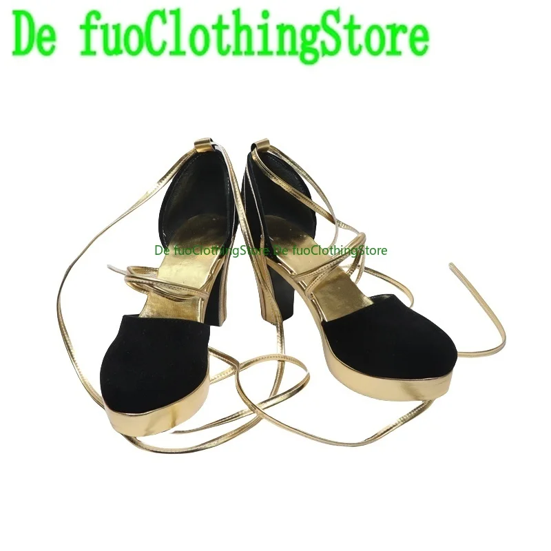 De FuoClothing Ark demain Perception sonore rythme Amiya COS chaussures talons hauts taille chaussures d'exposition Halloween Cosplay chaussures