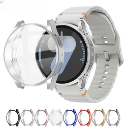 Case for Samsung Galaxy Watch 7 6 5 4 40mm 44mm Protector Cover Coverage Silicone TPU Bumper Screen Protection Full Accessories